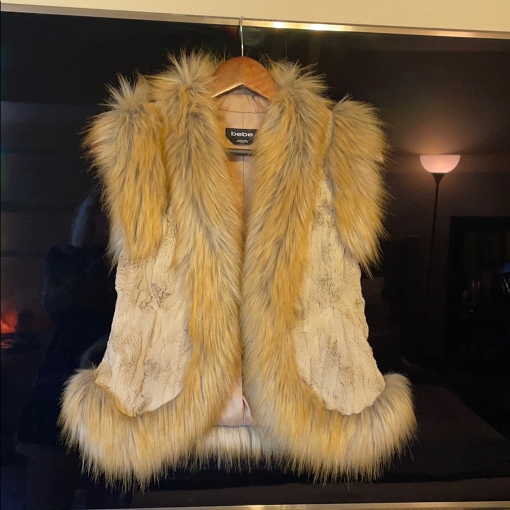 Faux fur vest